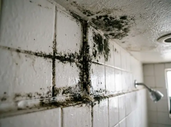 Bathroom and shower mold in Fresno home